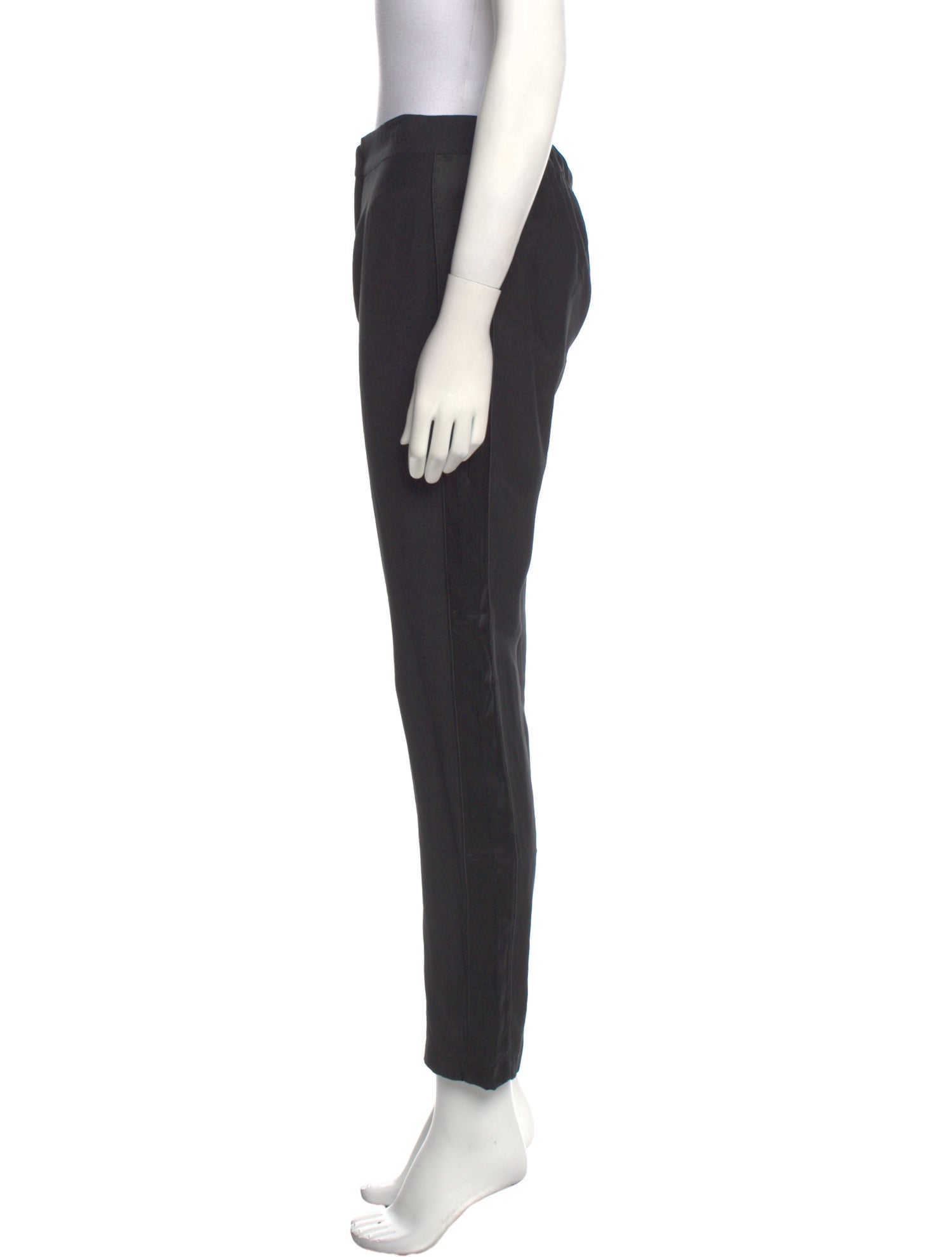 MAISON DE PAPILLON Silk Skinny Leg Pants