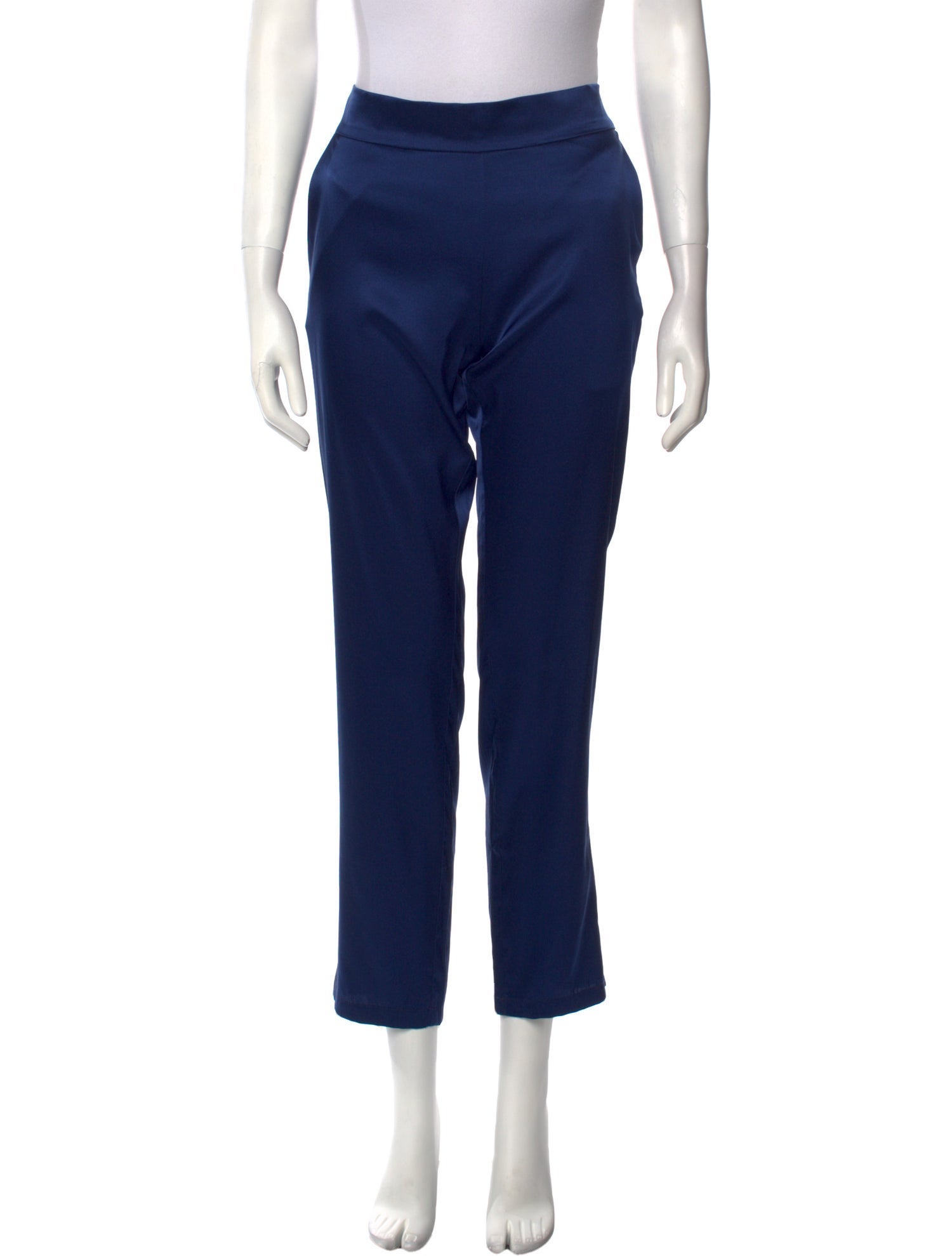 MAISON DE PAPILLON Silk Straight Leg Pants