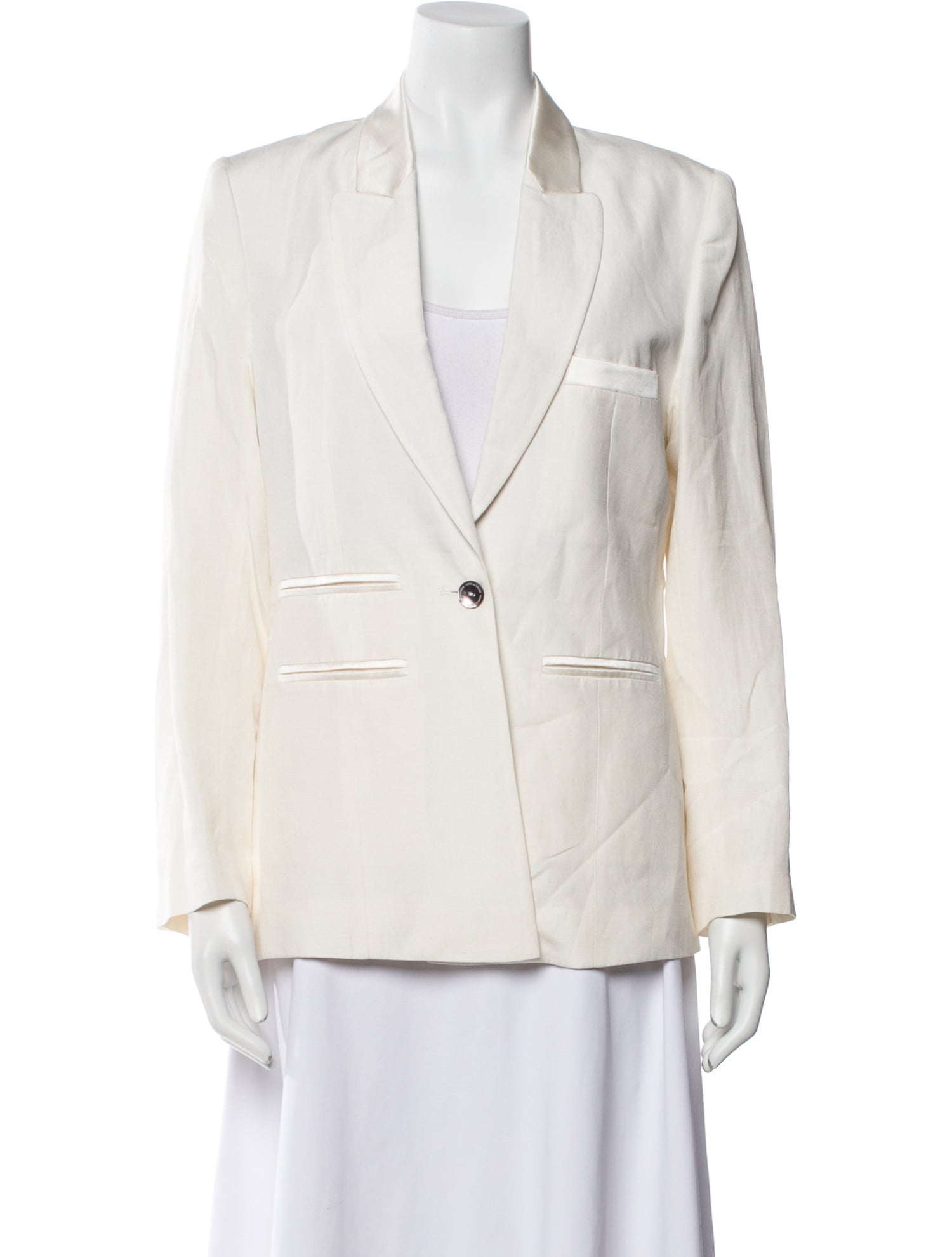 MAISON DE PAPILLON Silk Blazer