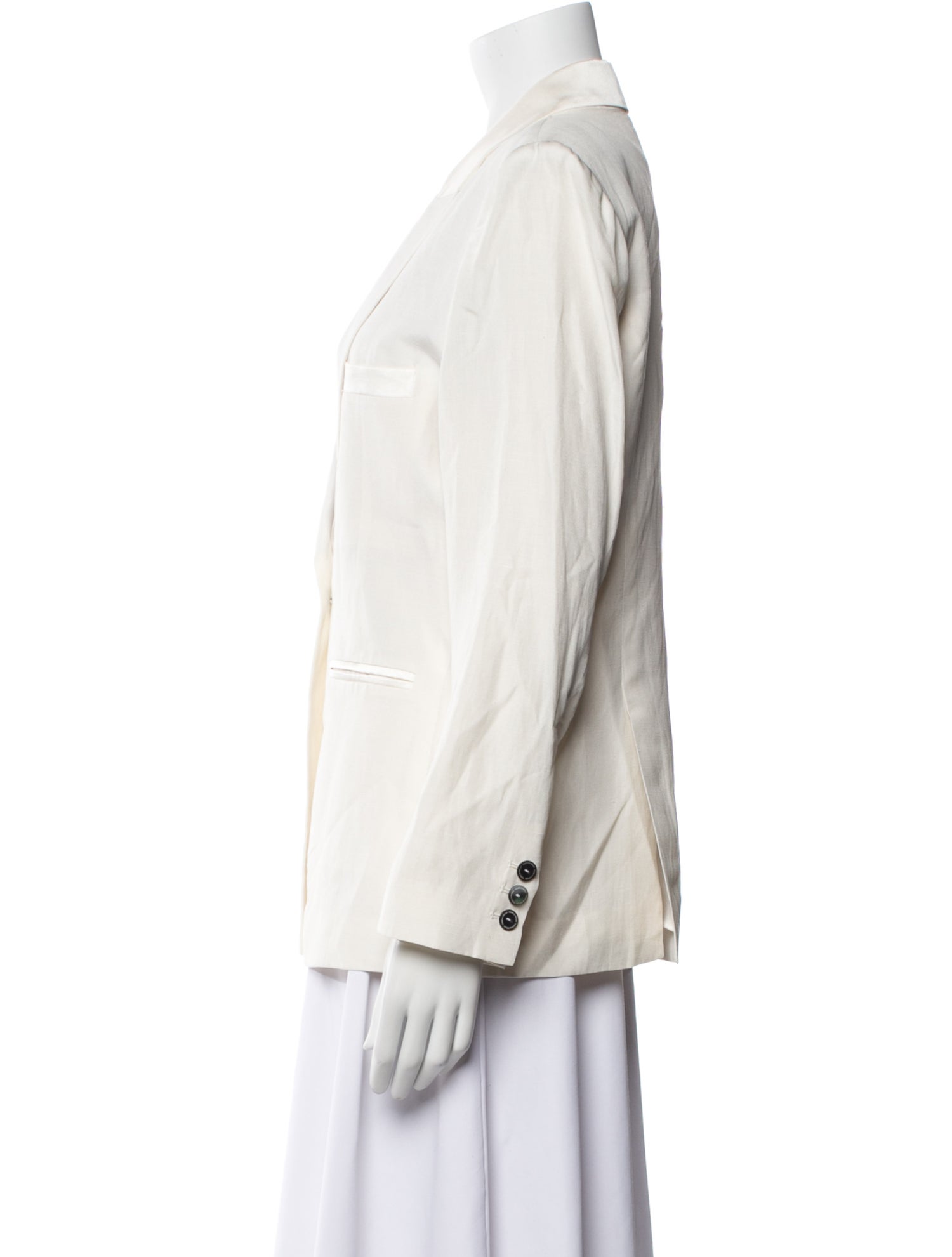 MAISON DE PAPILLON Silk Blazer