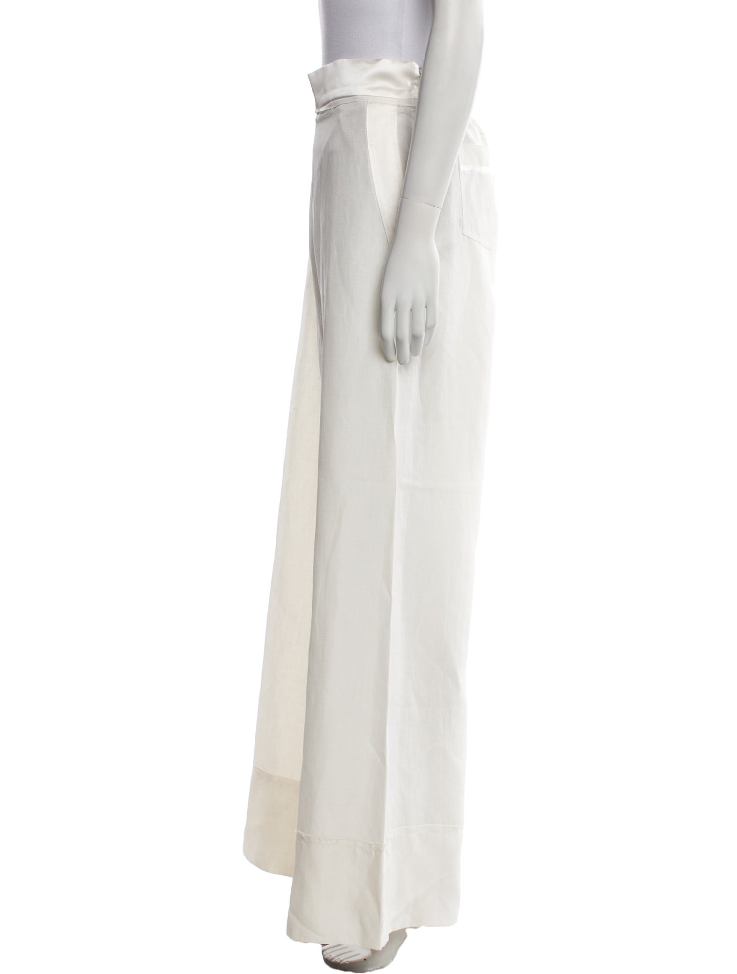 MAISON DE PAPILLON Silk Wide Leg Pants w/ Tags