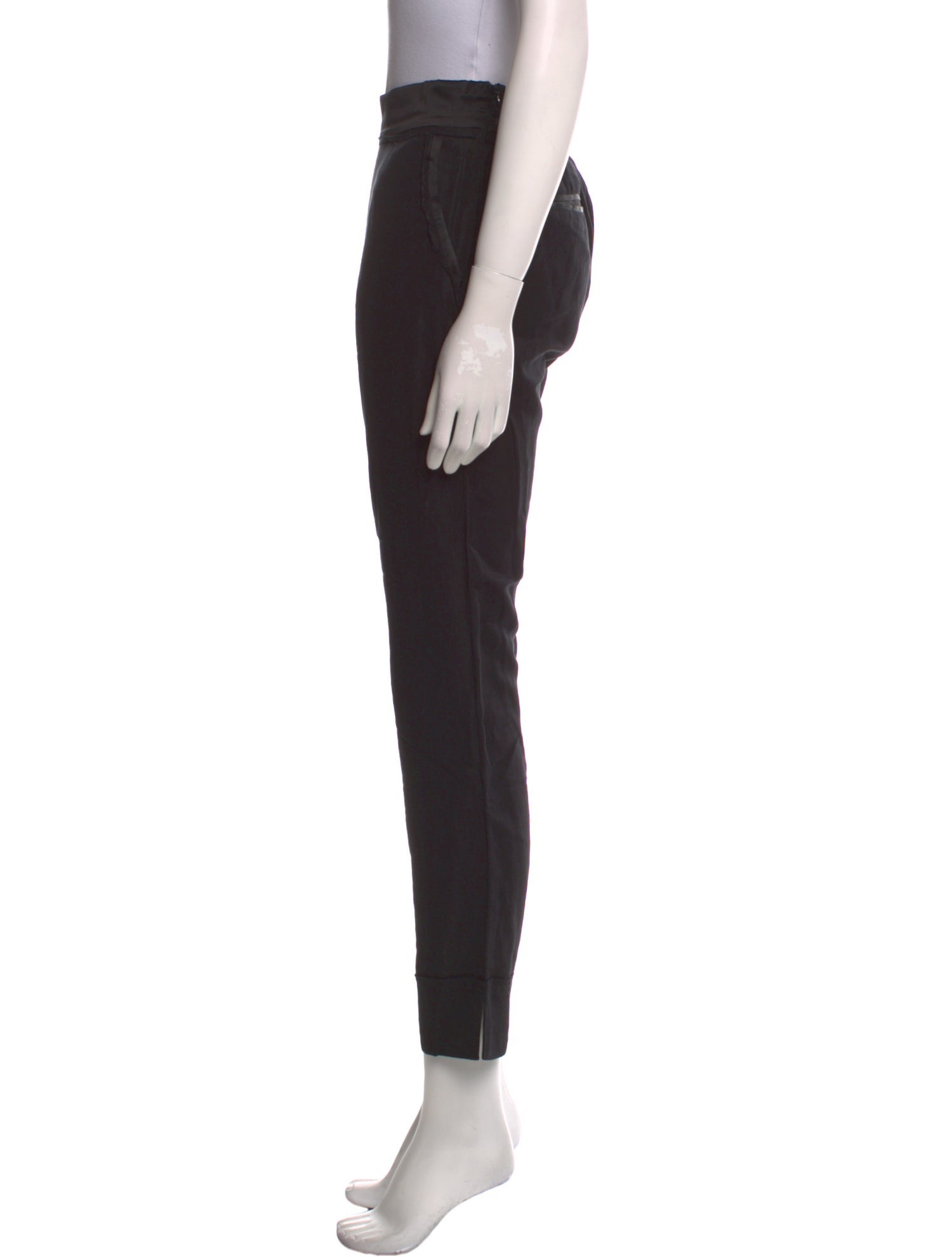 MAISON DE PAPILLON Silk Straight Leg Pants