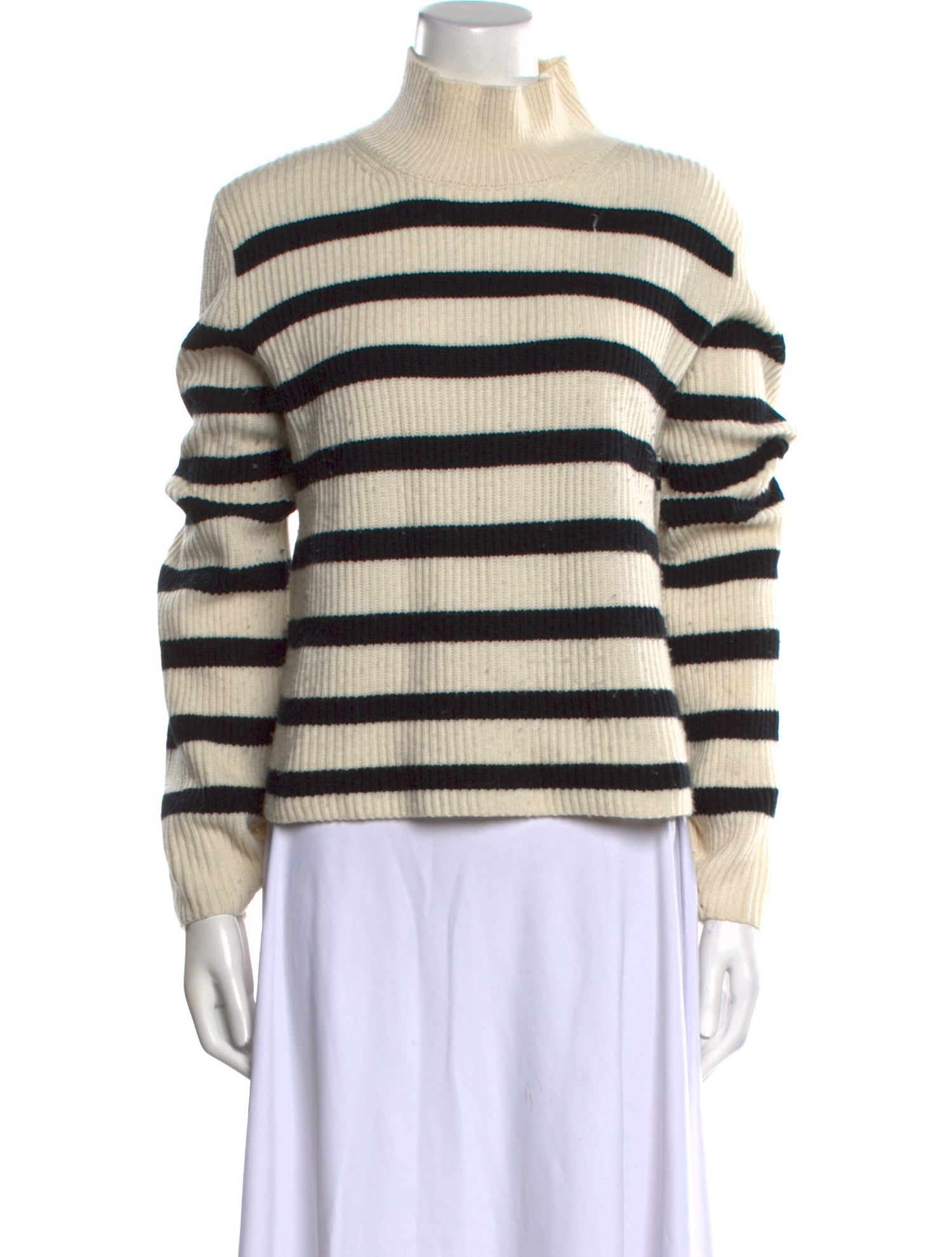 MAISON DE PAPILLON Wool Striped Sweater