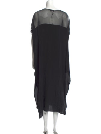 MAISON DE PAPILLON Silk Long Dress