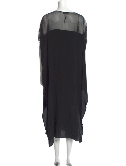 MAISON DE PAPILLON Silk Long Dress