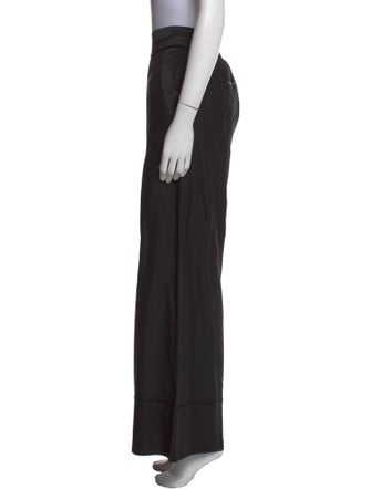 MAISON DE PAPILLON Silk Wide Leg Pants