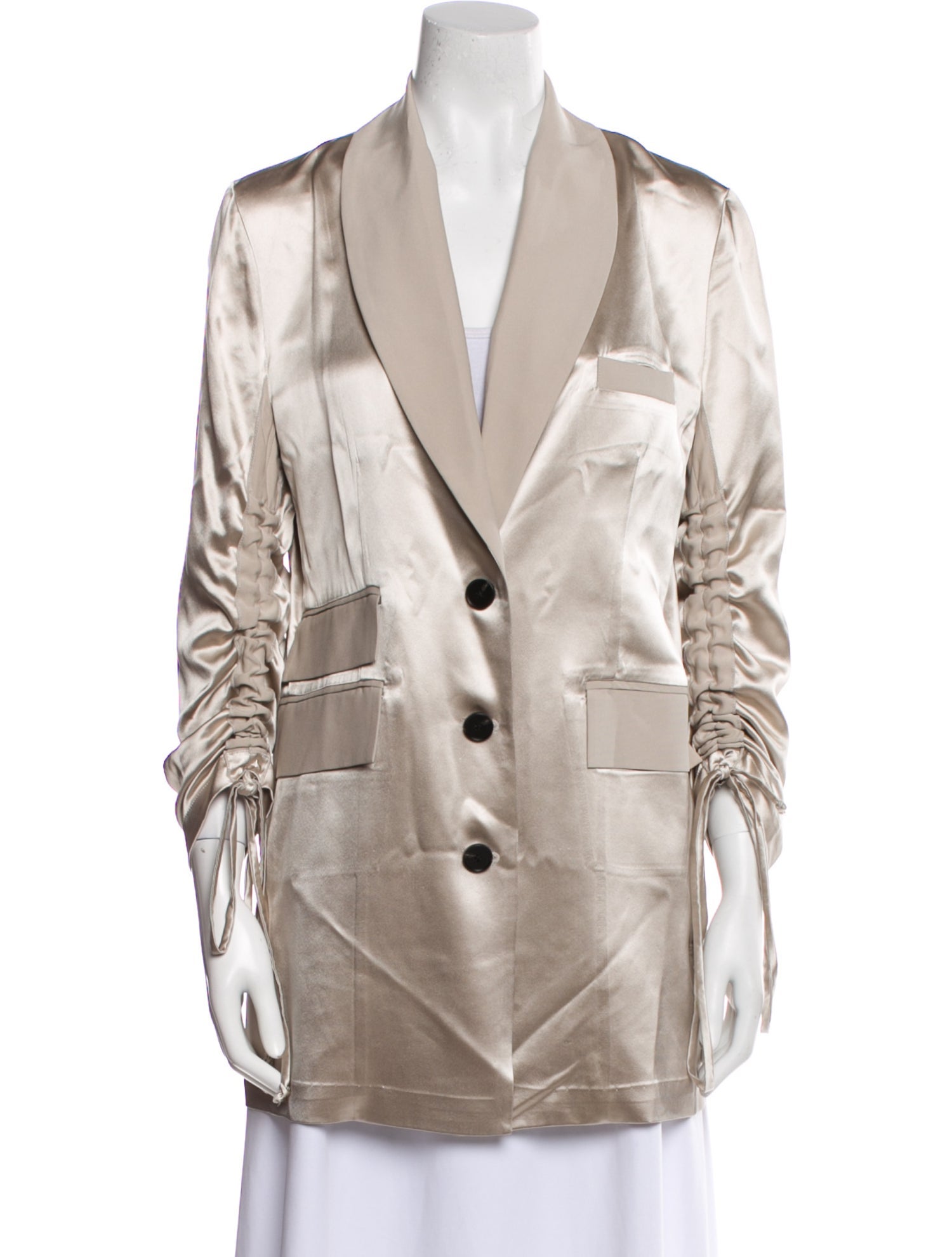 MAISON DE PAPILLON Silk Blazer