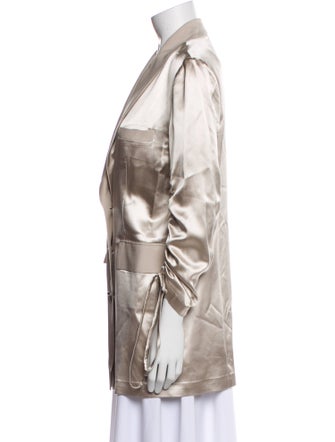 MAISON DE PAPILLON Silk Blazer