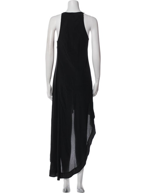 MAISON DE PAPILLON Silk Long Dress