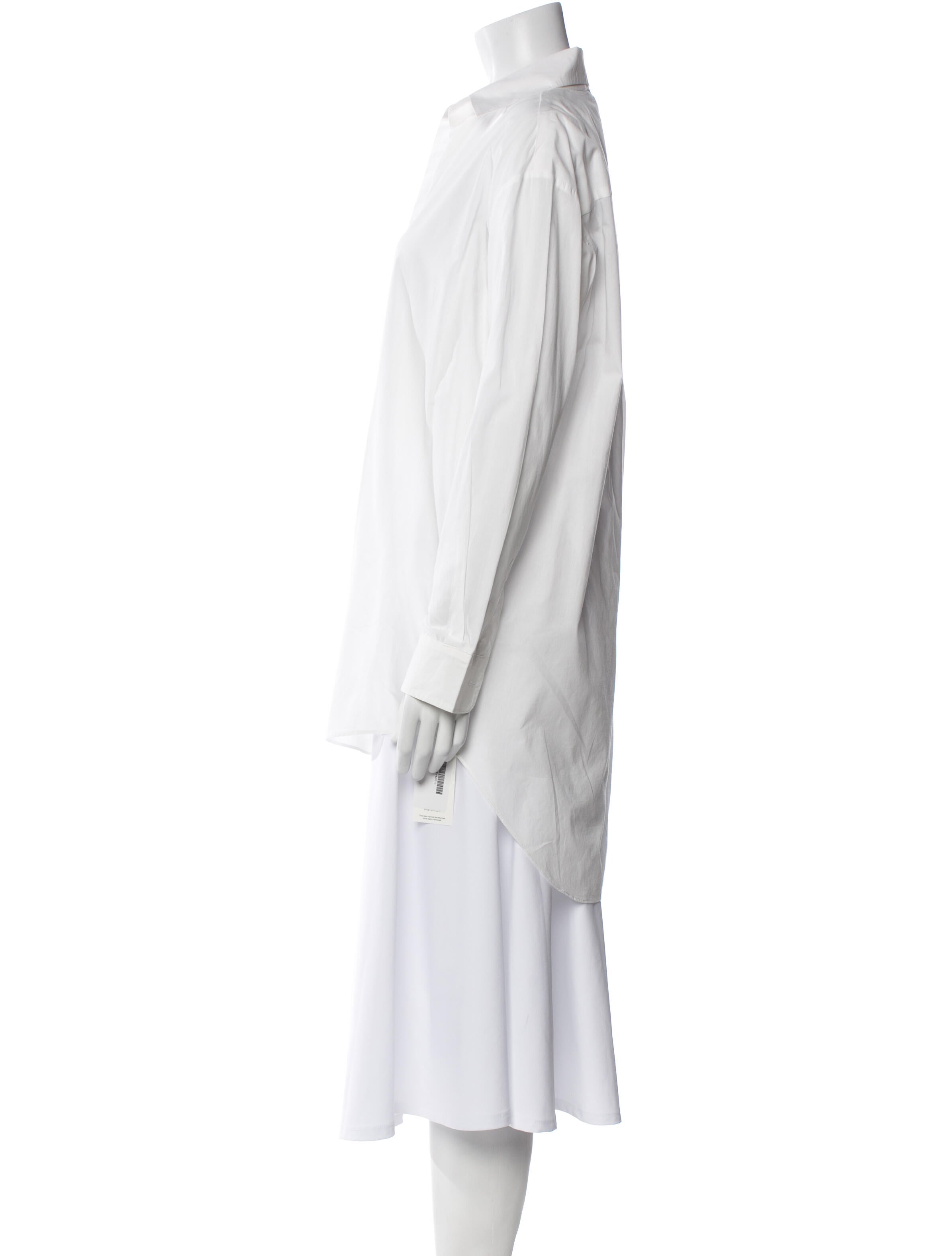 MAISON DE PAPILLON Long Sleeve Button-Up Top