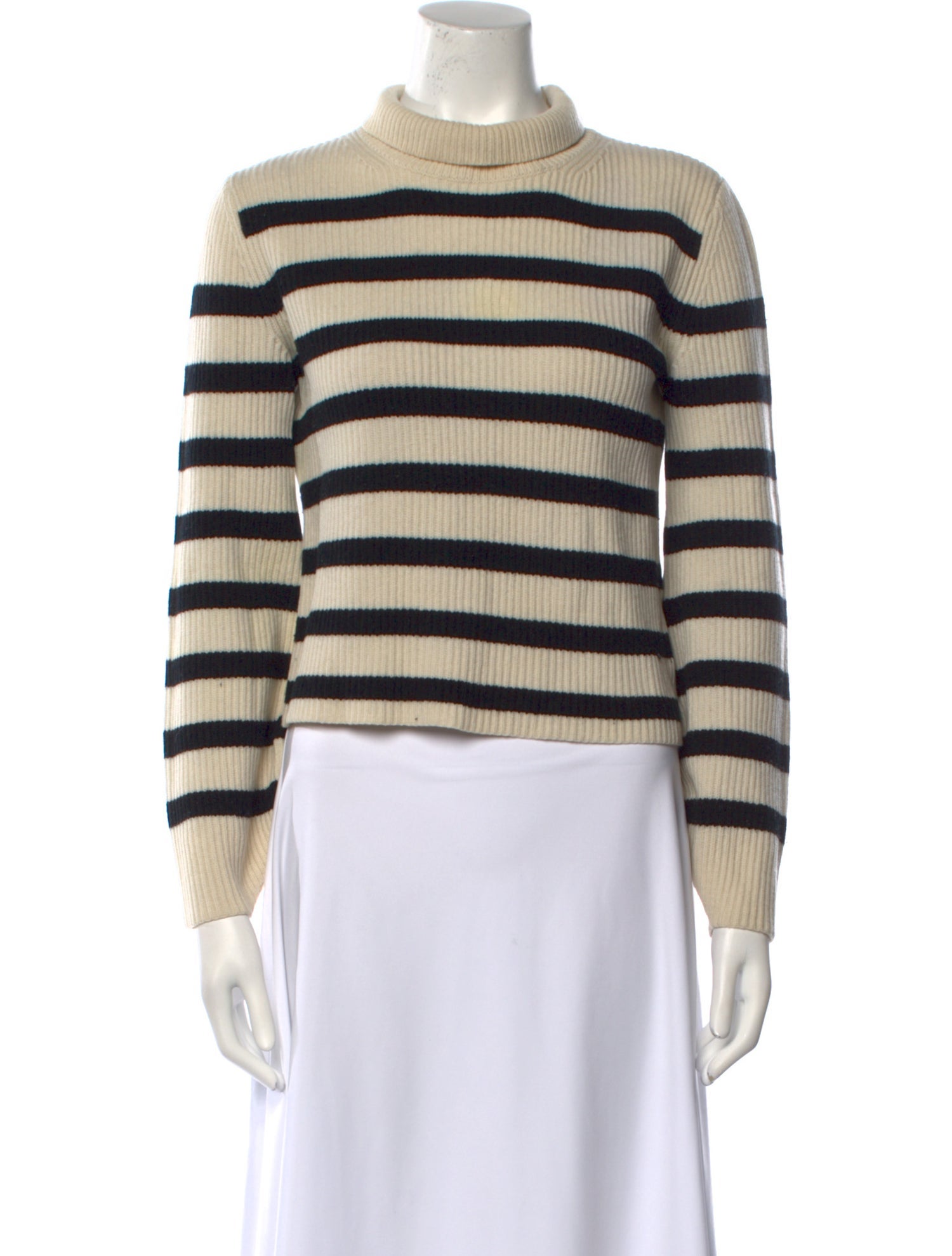 MAISON DE PAPILLON Wool Striped Sweater