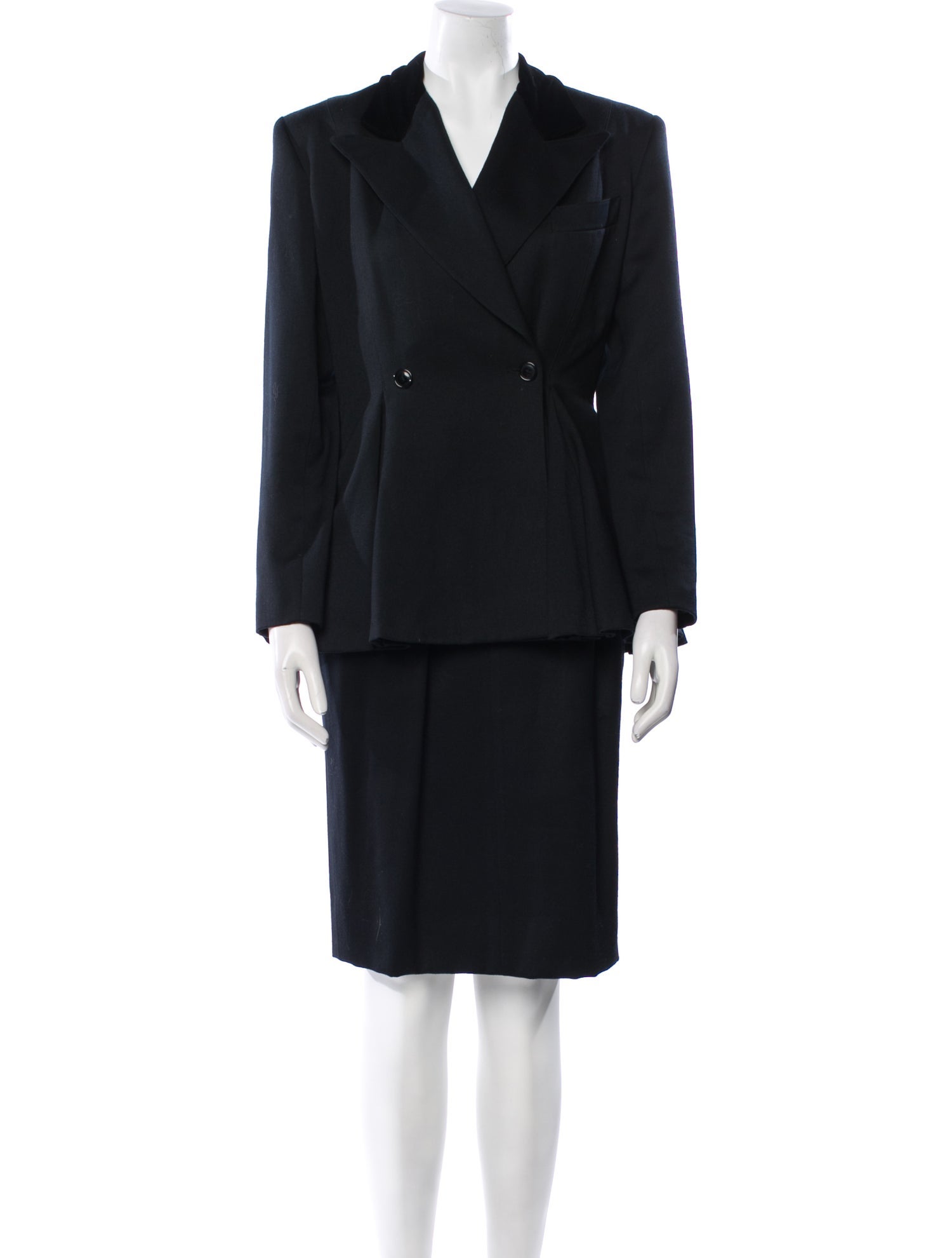 Myrene De Premonville Vintage Wool Skirt Suit