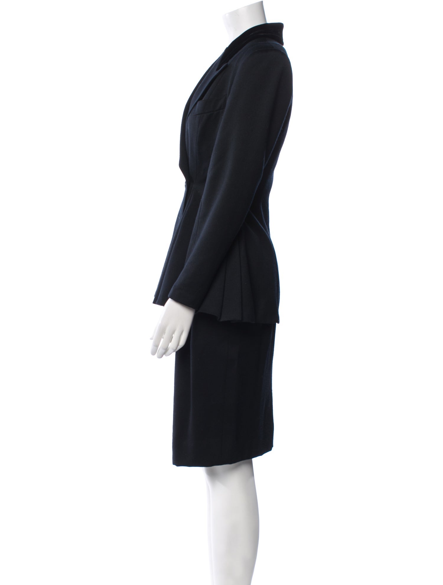 Myrene De Premonville Vintage Wool Skirt Suit