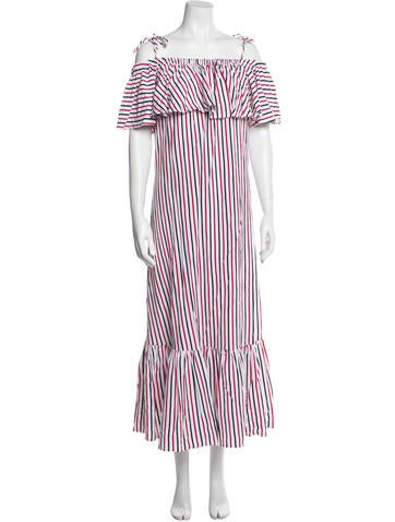 M.d.s. Stripes Dresses Striped Long Dress US 2 | XS