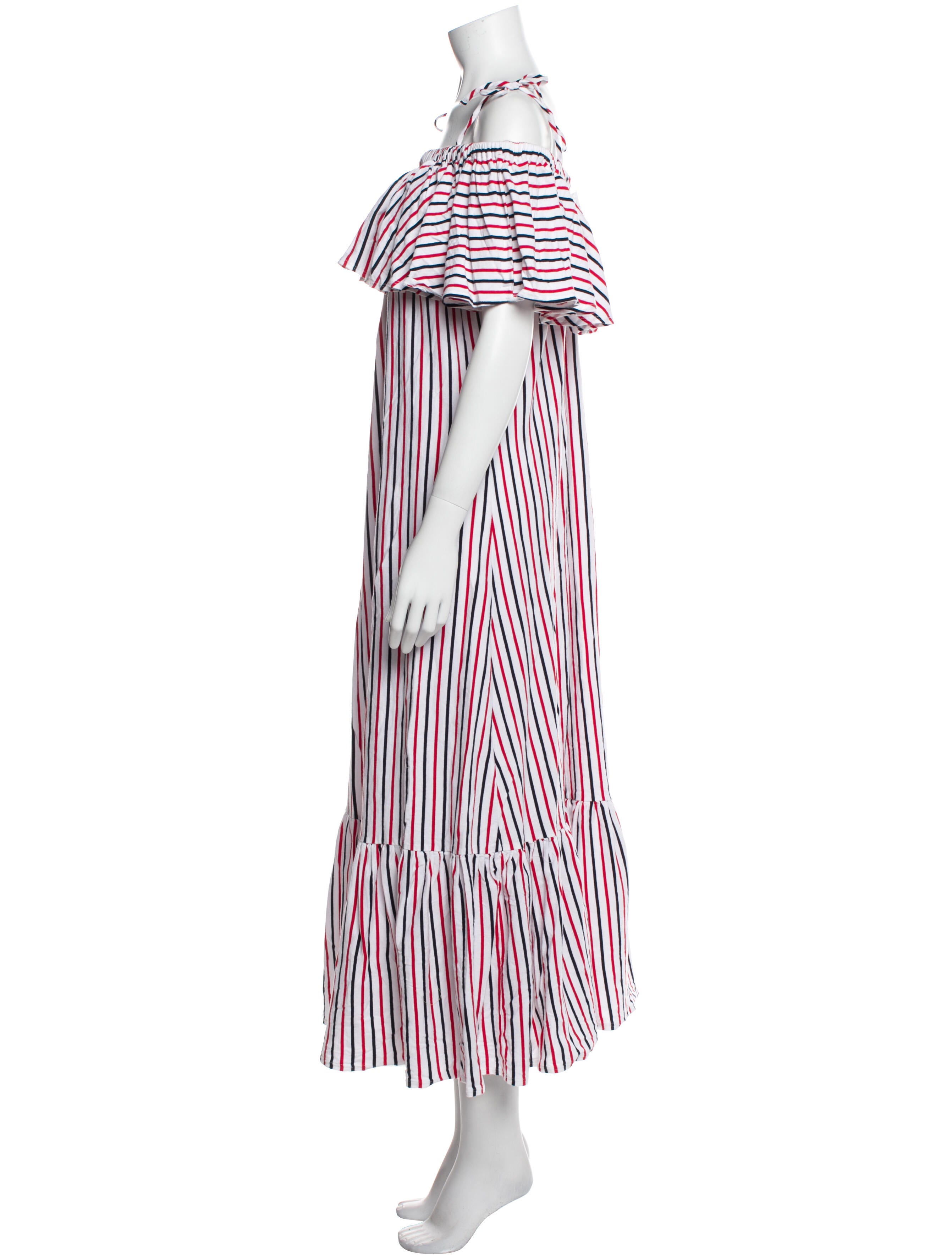M.D.S. Stripes Striped Long Dress