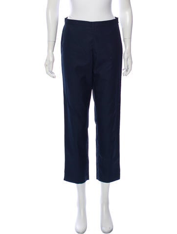 M.d.s. Stripes Pants High-Rise Cropped M