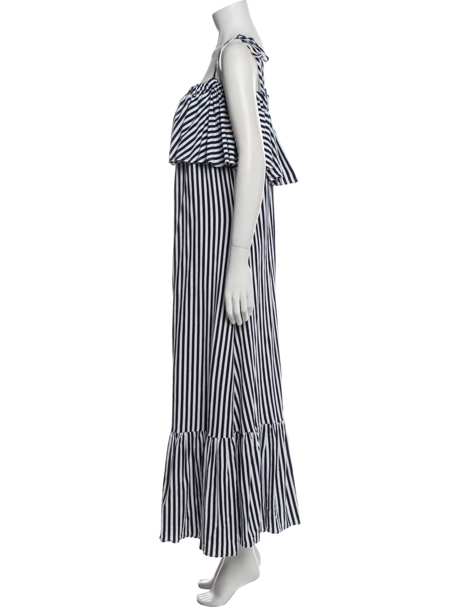 M.D.S. Stripes Striped Long Dress w/ Tags