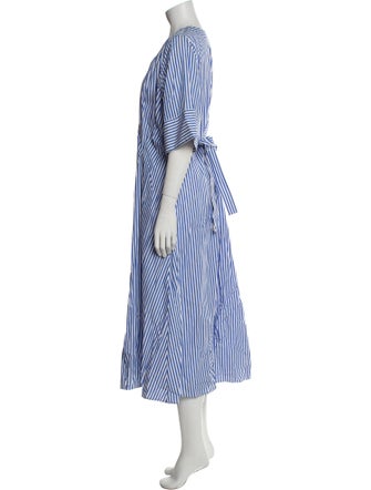 M.D.S. Stripes Striped Long Dress