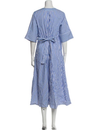 M.D.S. Stripes Striped Long Dress