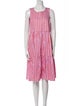M.D.S. Stripes Striped Midi Length Dress