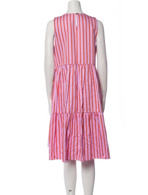 M.D.S. Stripes Striped Midi Length Dress