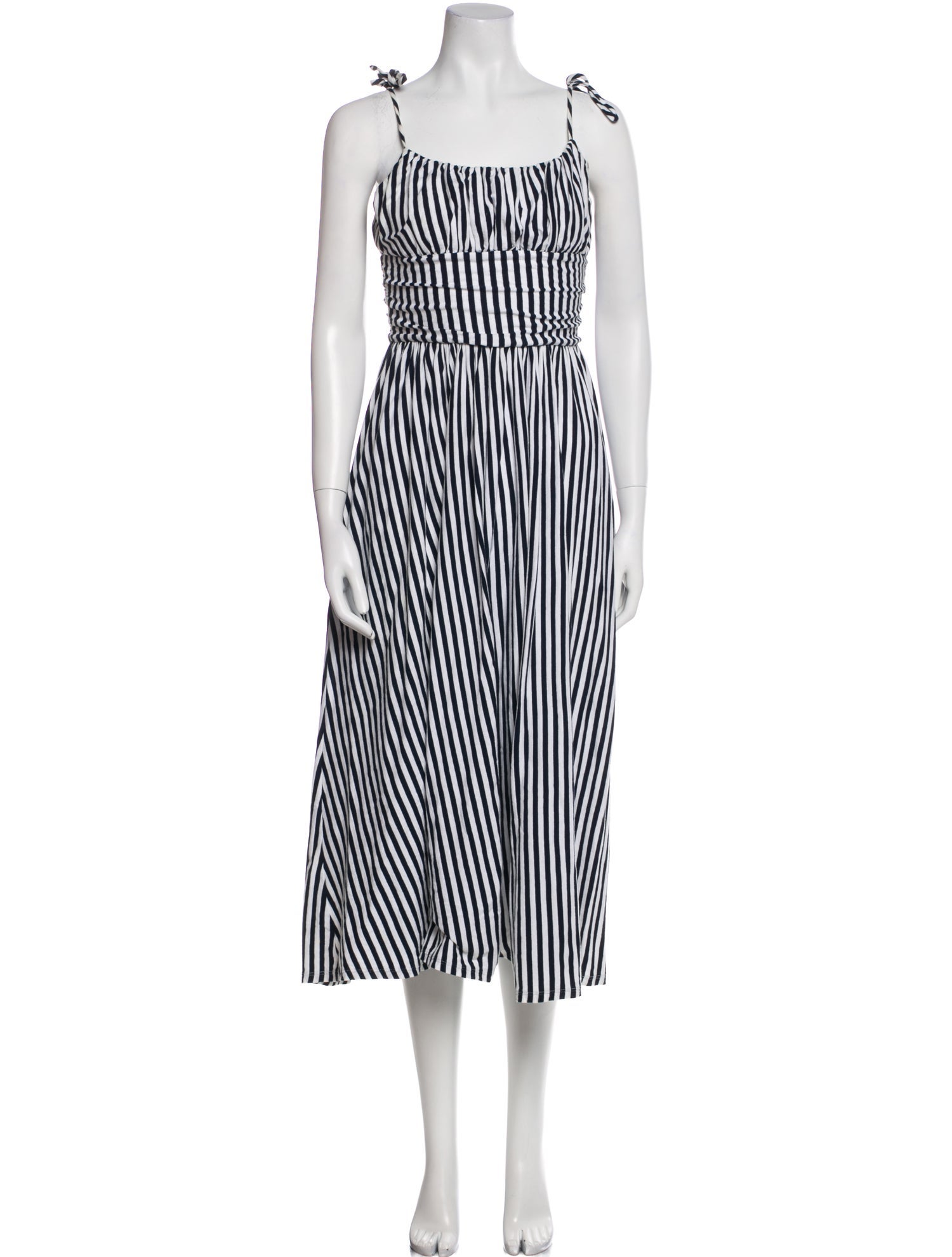 M.D.S. Stripes Striped Long Dress