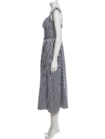 M.D.S. Stripes Striped Long Dress