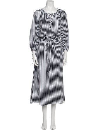 M.D.S. Stripes Striped Long Dress