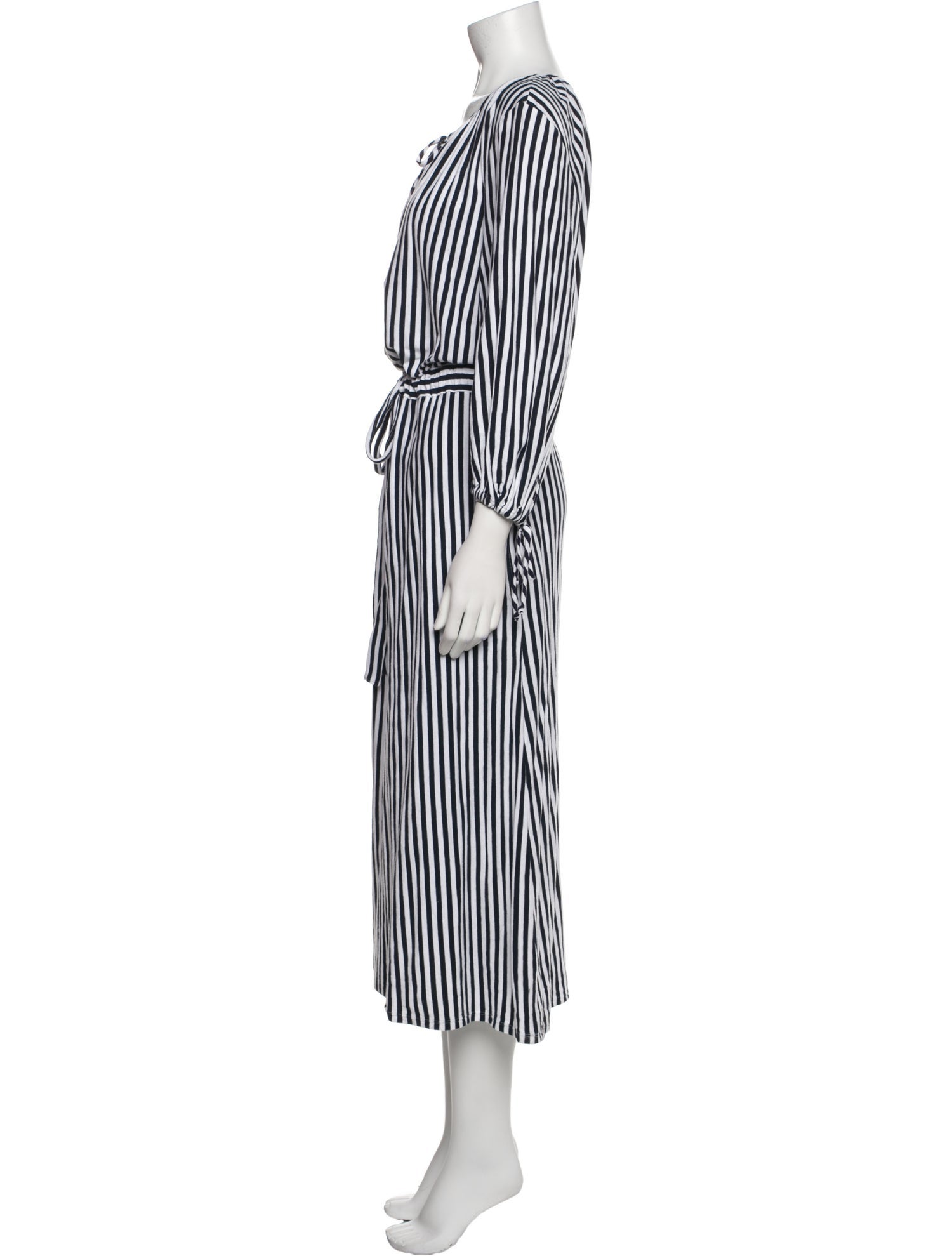 M.D.S. Stripes Striped Long Dress