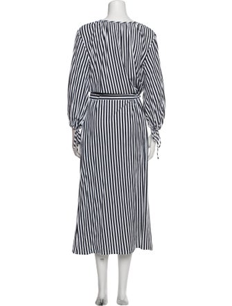 M.D.S. Stripes Striped Long Dress