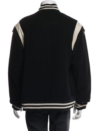 Midnight Studios Wool Striped Varsity Jacket