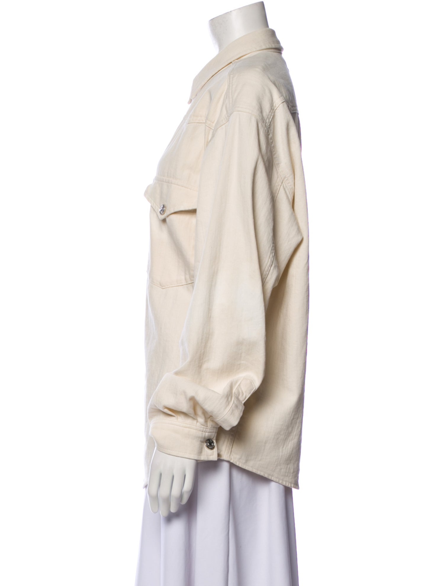 Made in Tomboy Long Sleeve Button-Up Top