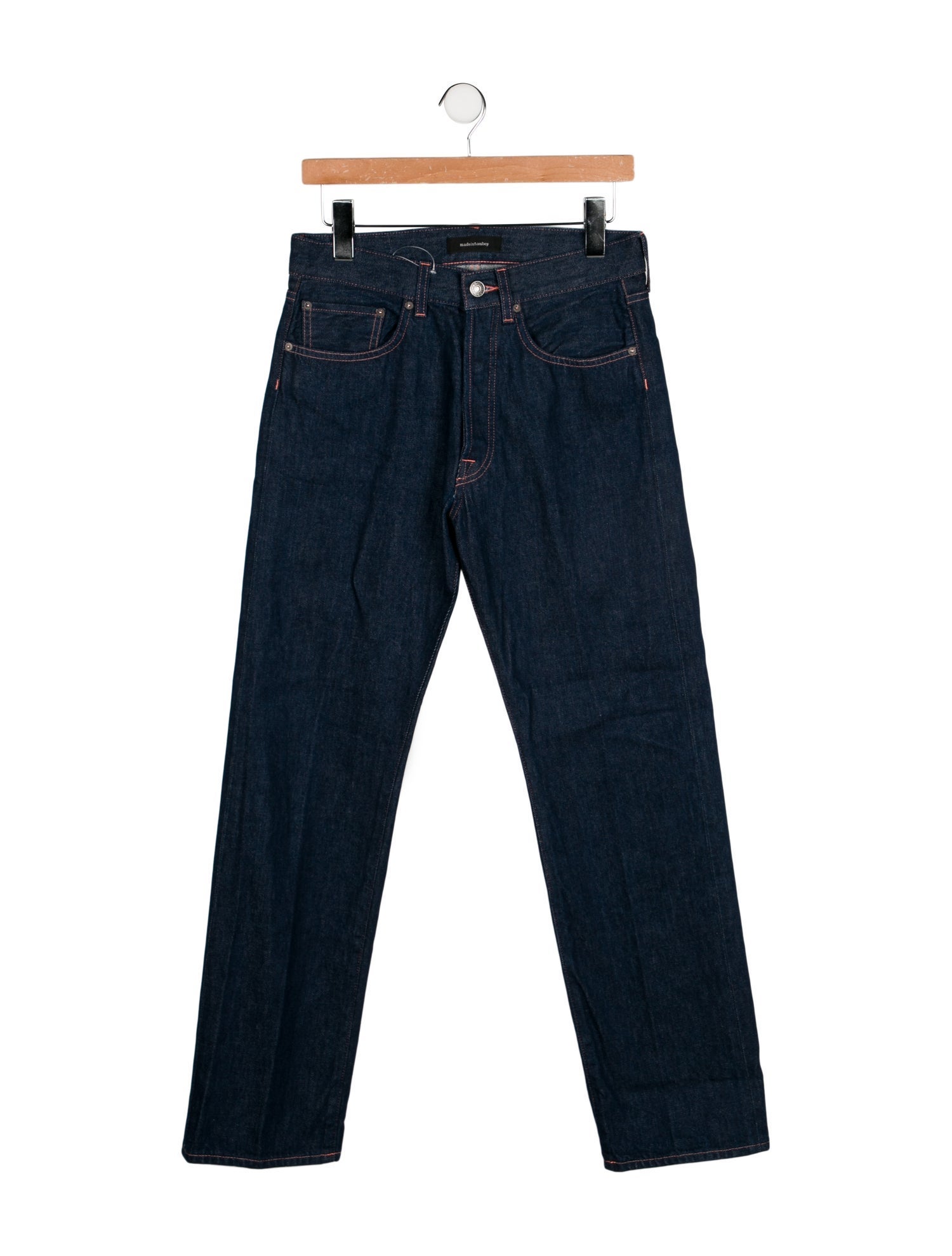 Made in Tomboy High-Rise Straight Leg Jeans w/ Tags