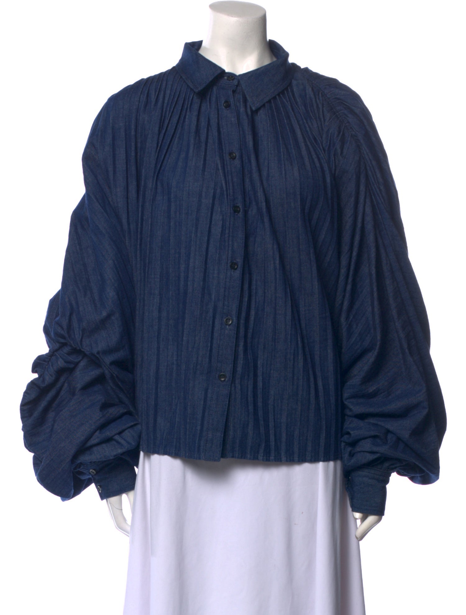 Made in Tomboy Long Sleeve Button-Up Top