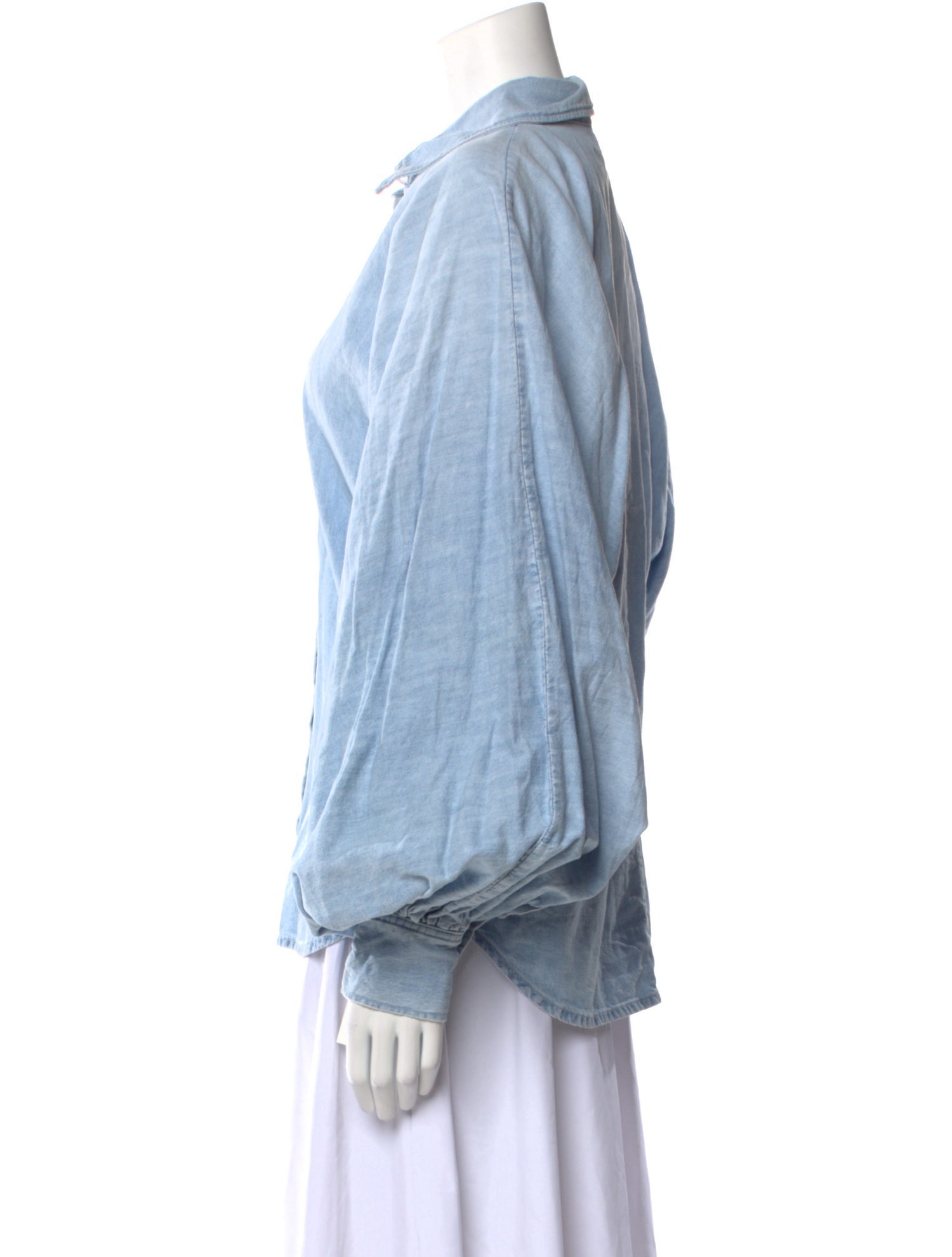 Made in Tomboy Long Sleeve Button-Up Top