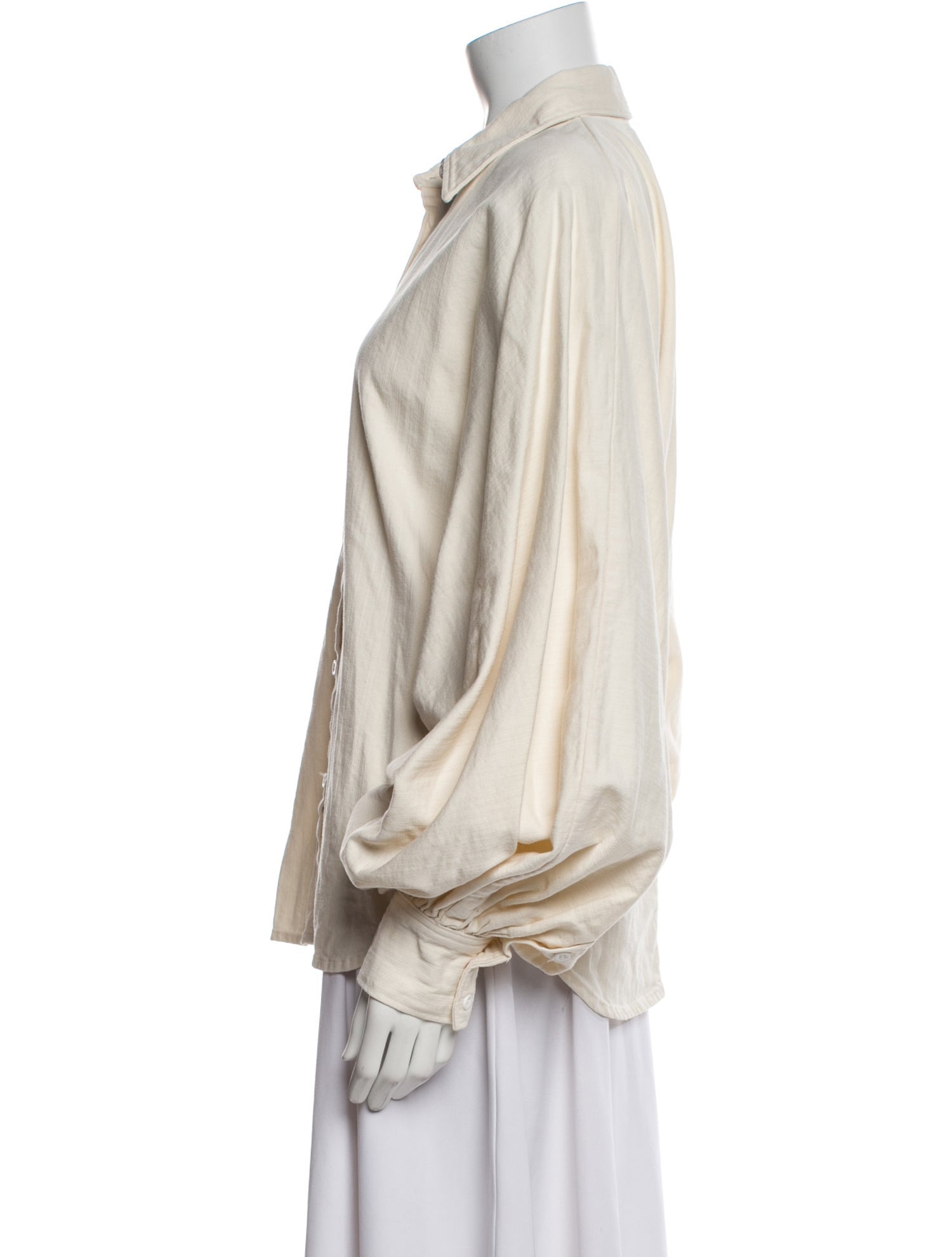 Made in Tomboy Long Sleeve Button-Up Top