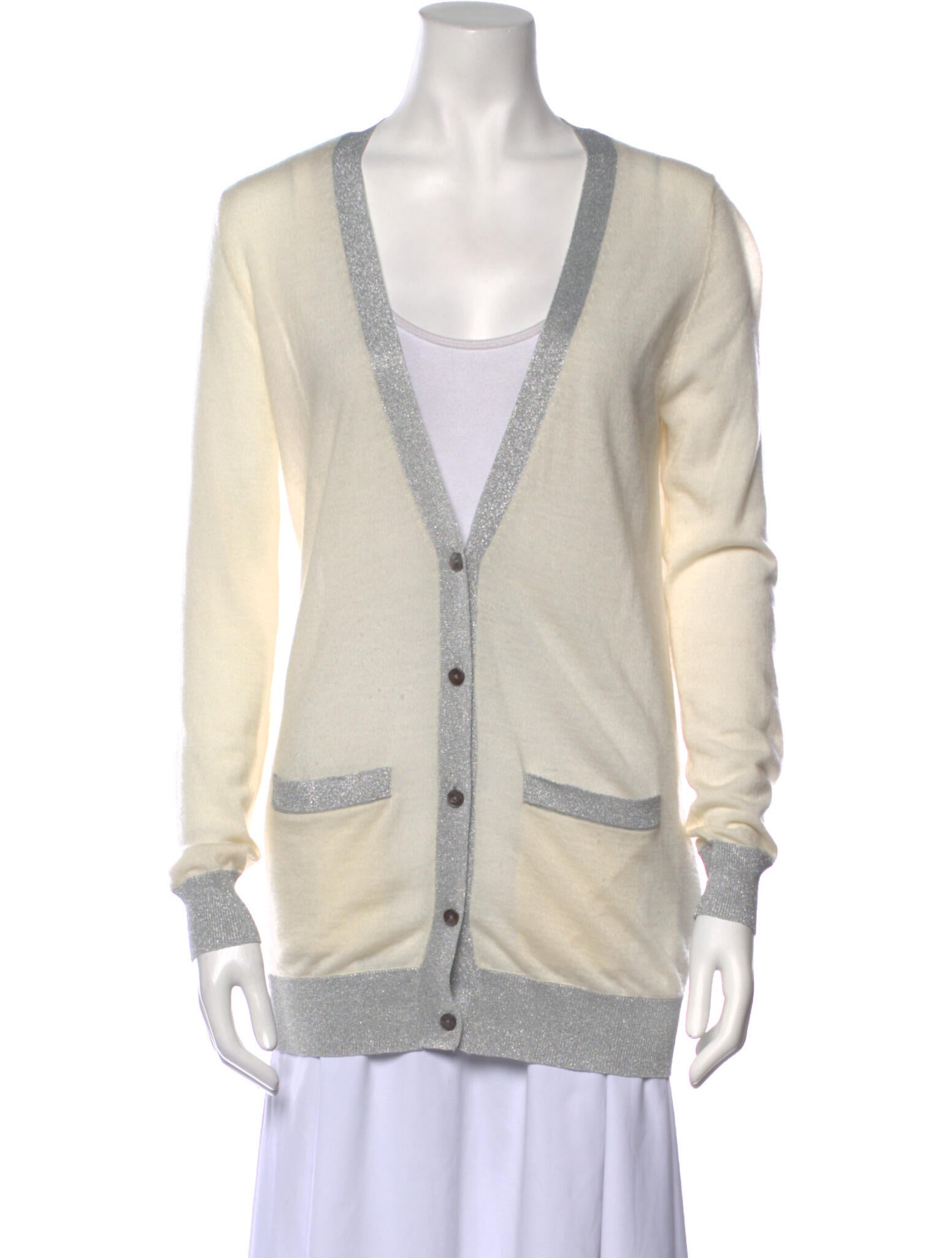 Madeleine Thompson Cashmere V-Neck Sweater