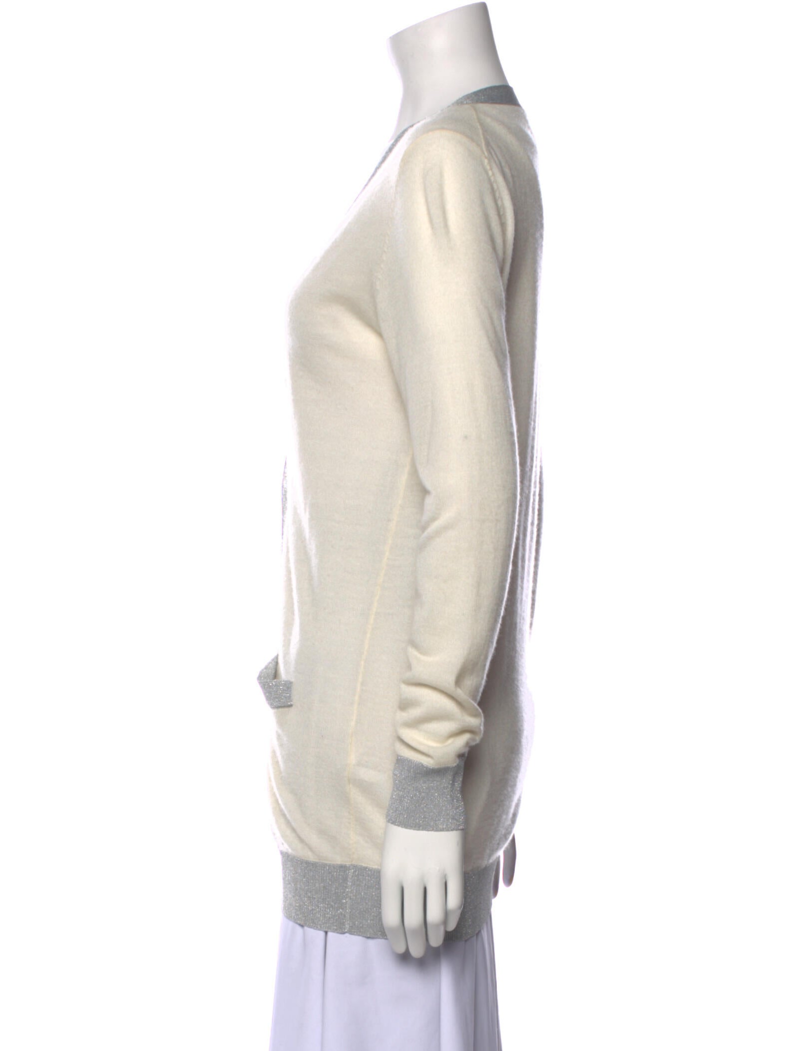 Madeleine Thompson Cashmere V-Neck Sweater