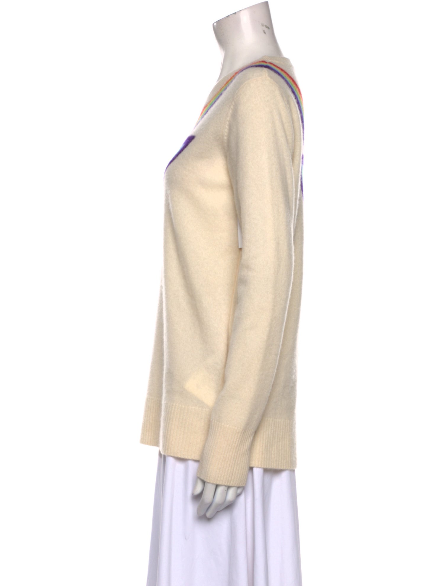 Madeleine Thompson Cashmere Graphic Print Sweater