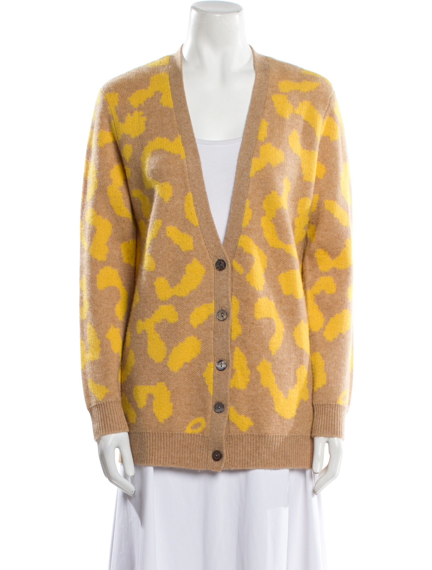 Madeleine Thompson Wool Printed Sweater