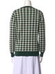 Madeleine Thompson Wool Houndstooth Print Sweater