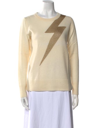 Madeleine Thompson Cashmere Graphic Print Sweater