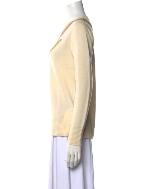 Madeleine Thompson Cashmere Graphic Print Sweater