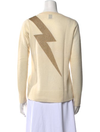 Madeleine Thompson Cashmere Graphic Print Sweater