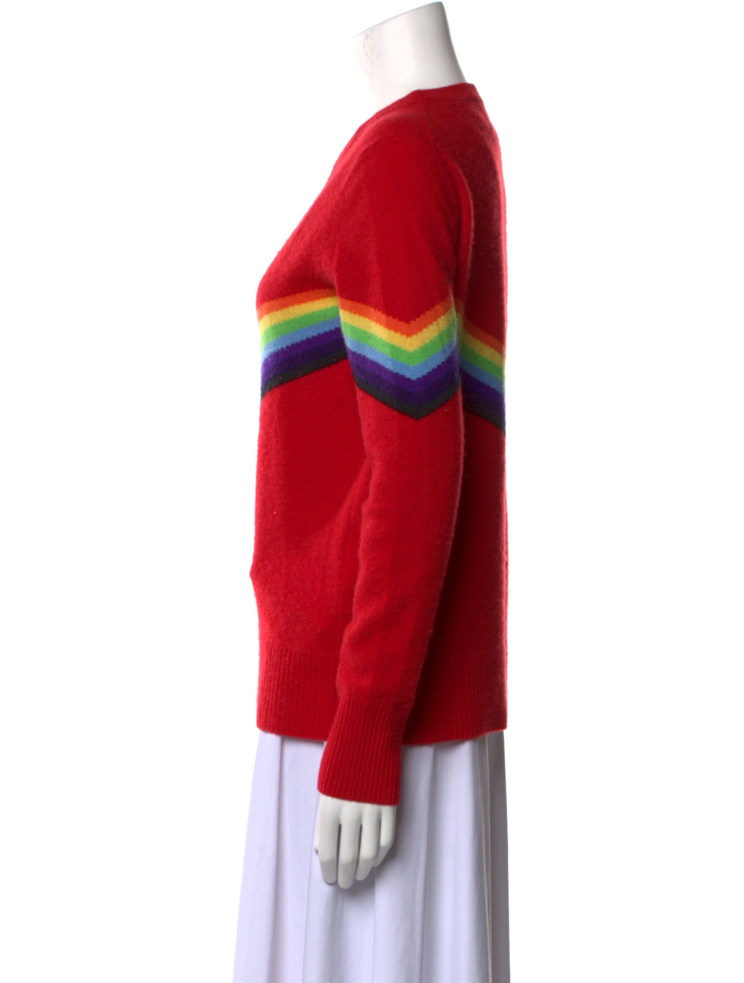 Madeleine Thompson Cashmere Graphic Print Sweater