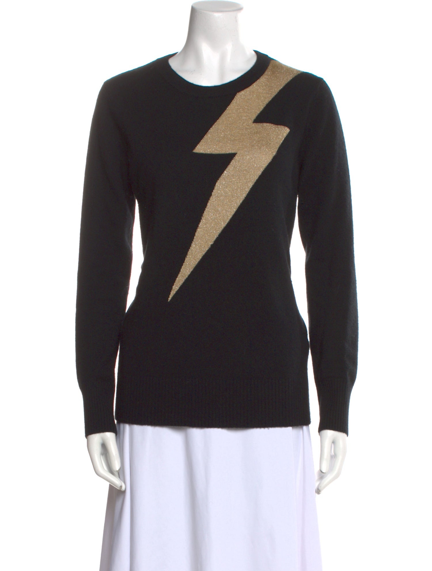 Madeleine Thompson Cashmere Graphic Print Sweater