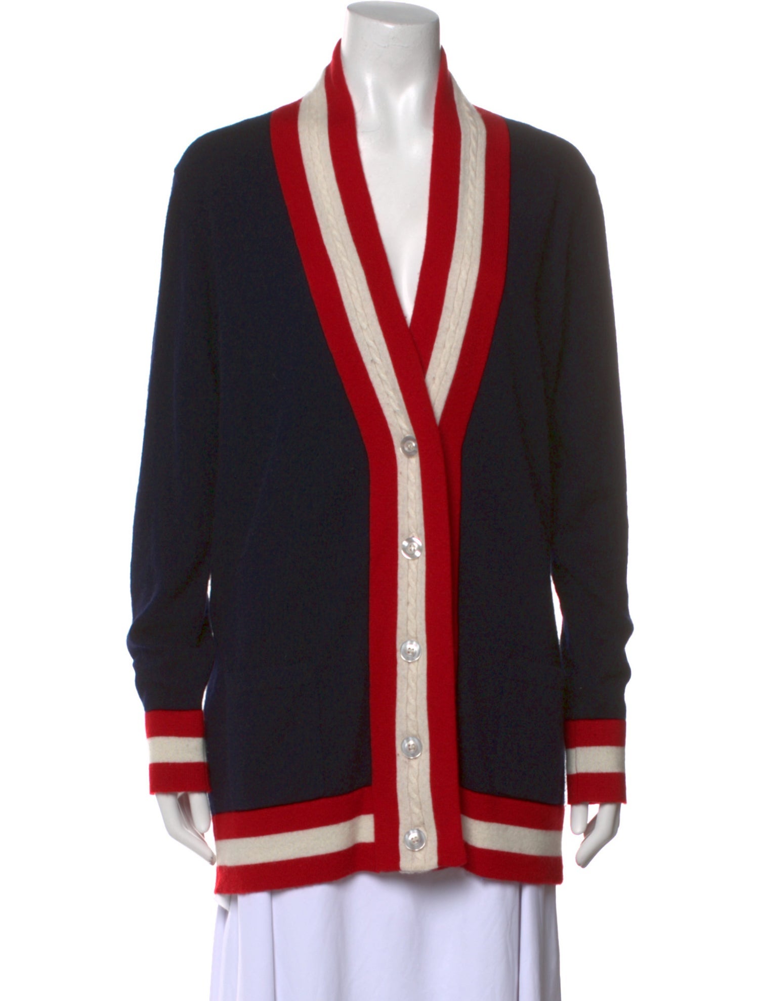 Madeleine Thompson Cashmere Striped Sweater