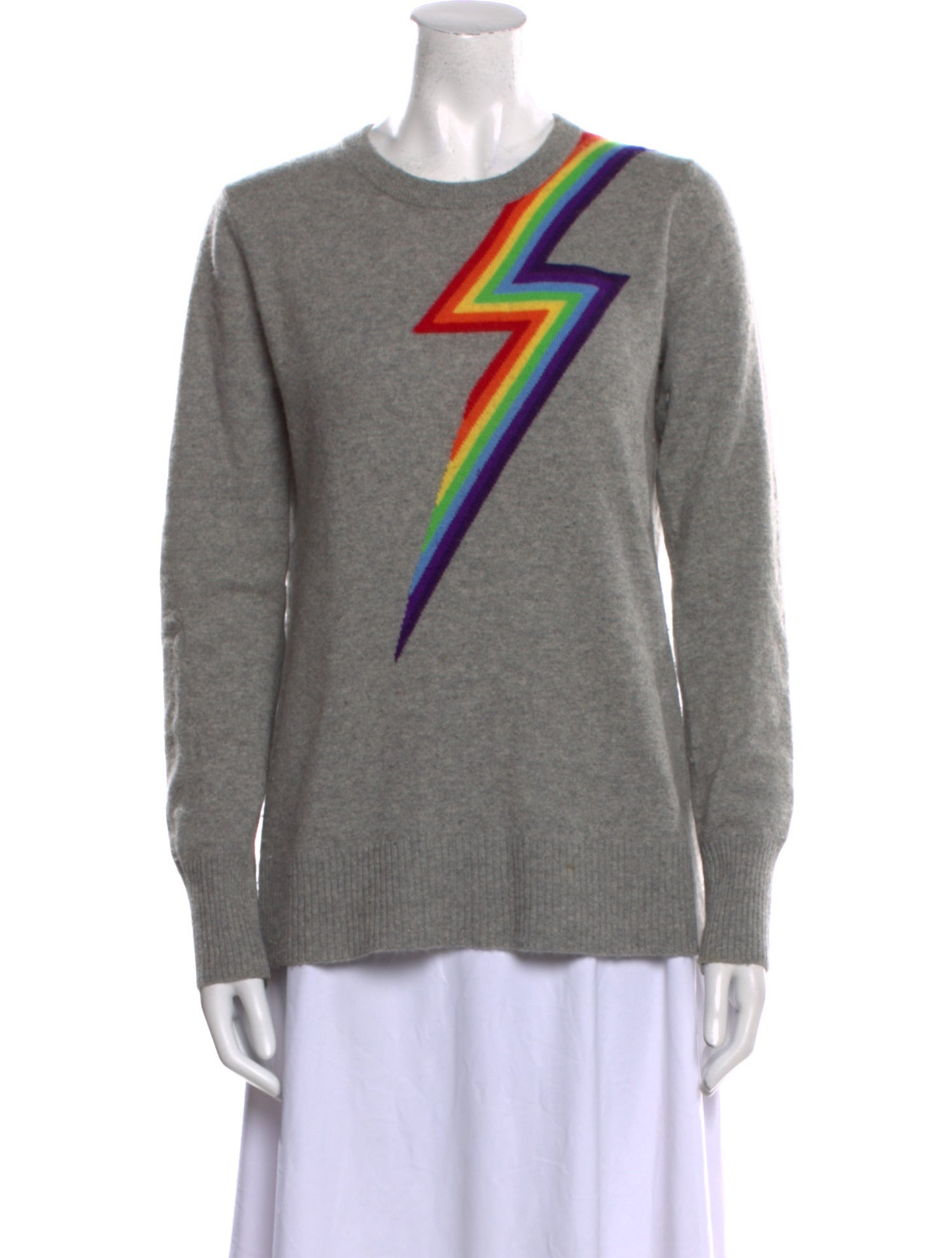 Madeleine Thompson Cashmere Graphic Print Sweater