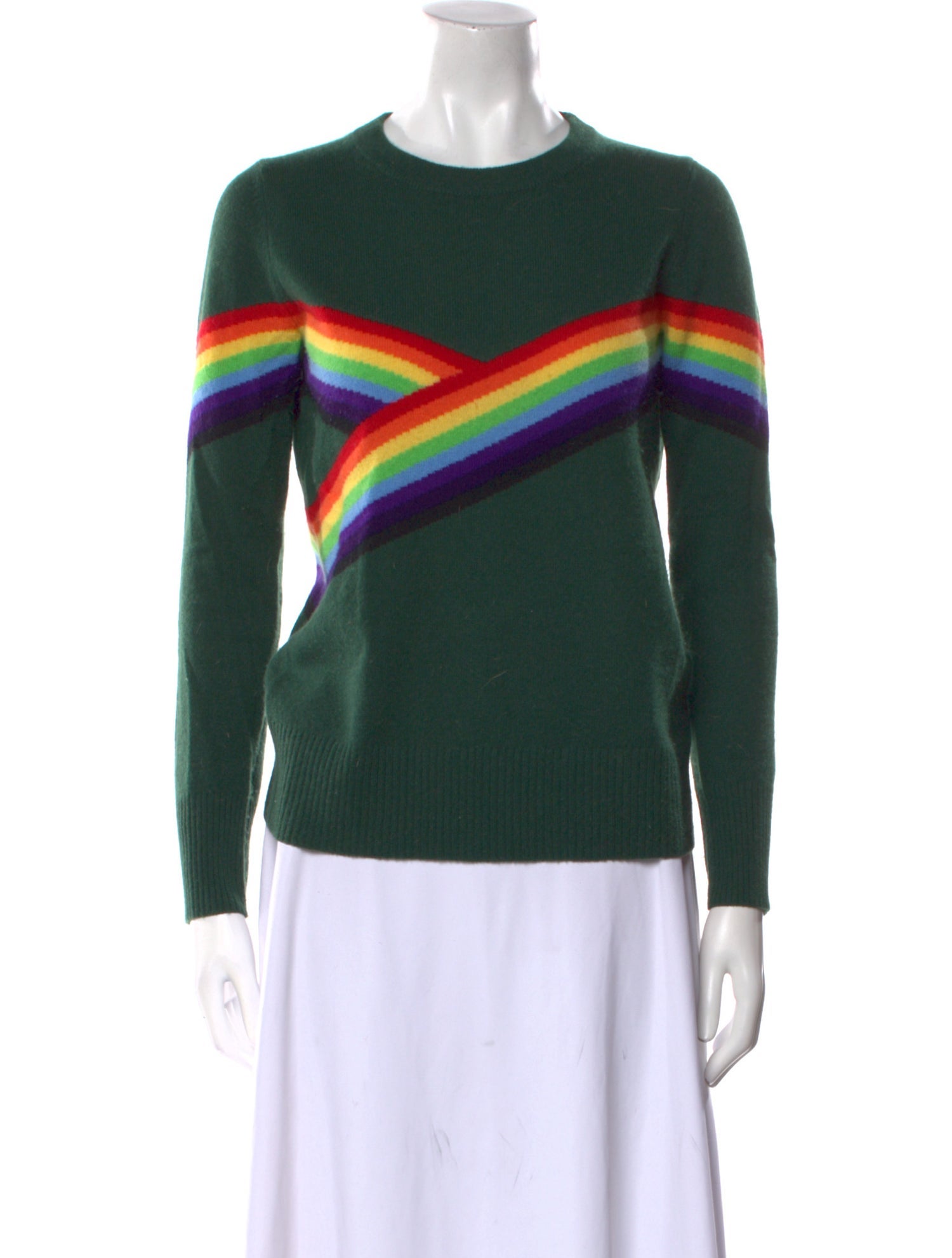 Madeleine Thompson Striped Crew Neck Sweater