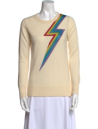 Madeleine Thompson Cashmere Graphic Print Sweater